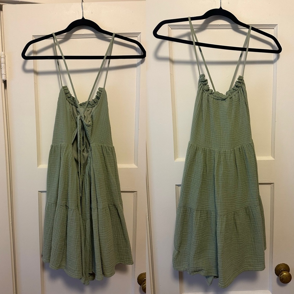 Girls beautiful light green dress